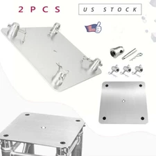 Two  12"X12" Base Plate/Top For Square Trussing Fits F34 Truss DJ Stand