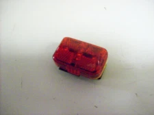 Red Flashing Cue Lite Clip On Bicycle Light - By Vista Lite - needs 2 AAA batt.