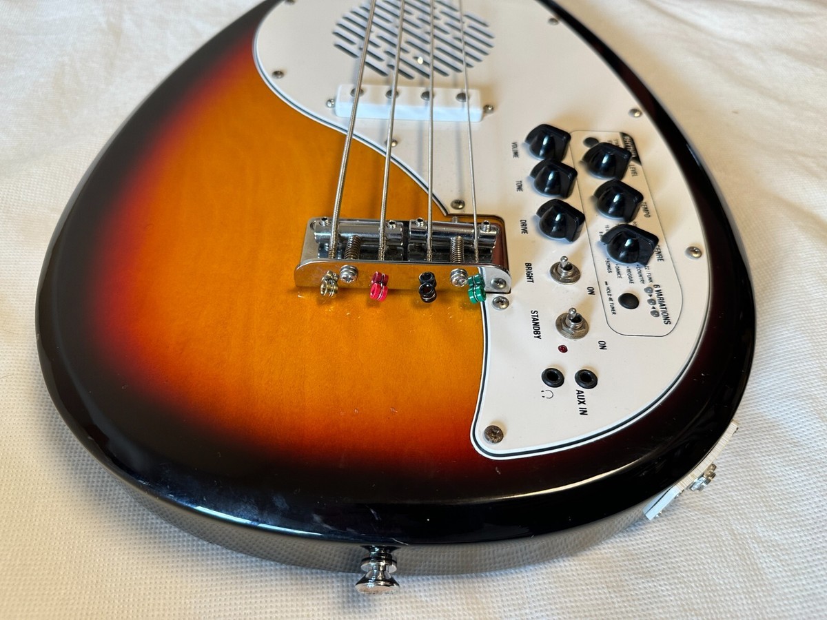VOX APACHE-1B Tear Drop Electric Travel Bass 3-Tone Sunburst