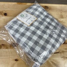 2 Pk Little Star Organic Pure Organic Cotton Fitted Jersey Knit Crib Sheets Gray