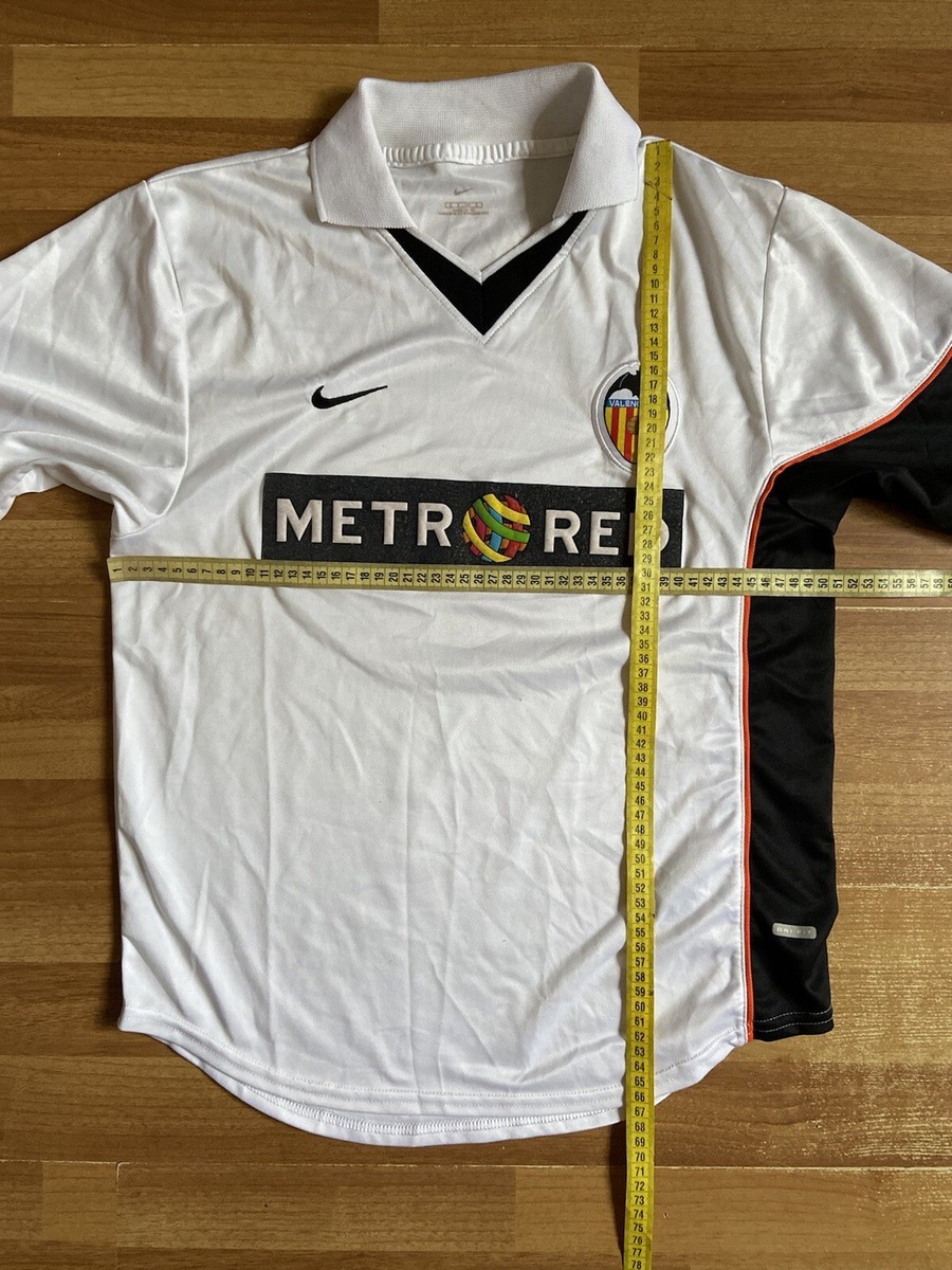 VALENCIA 2001 2002 HOME FOOTBALL SHIRT SOCCER JERSEY NIKE sz