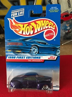 Hot Wheels 1998 Tail Dragger #24 of 40 NRFP Collector #659 First Edition B23