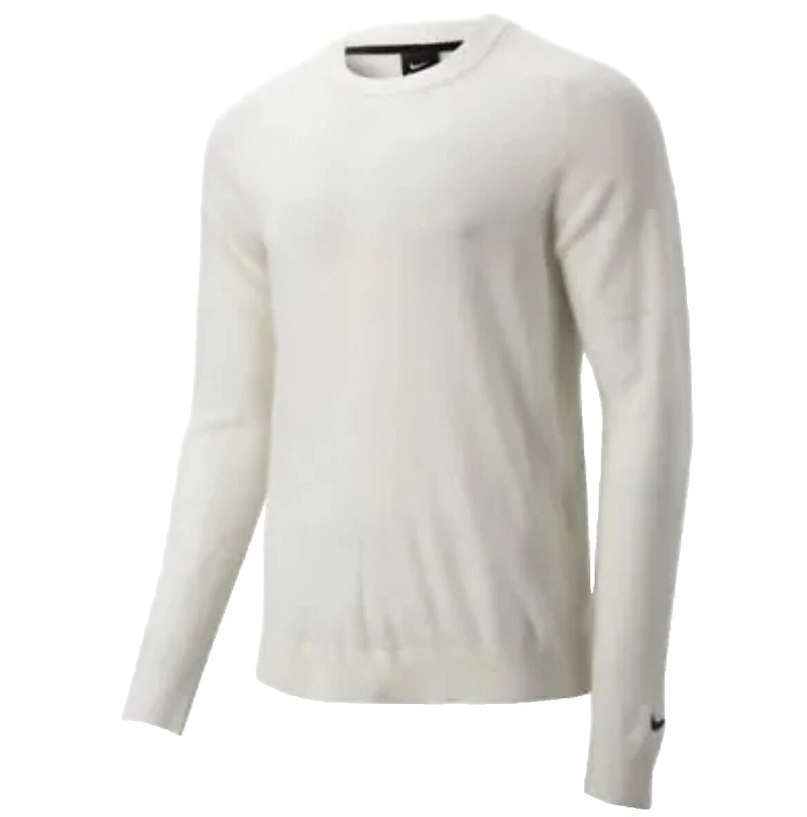 Branco Big & Tall Suéteres para Homens