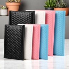100pcs Waterproof Strong Bubble Padded Mailing Bag Postal Self Seal Jiffy Bags