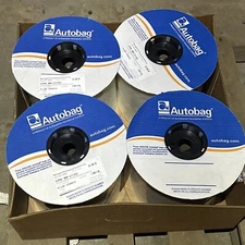 NEW BOX OF 4000 Autobag 8" x 15" Clear Poly Bags; Automated Packaging Systems
