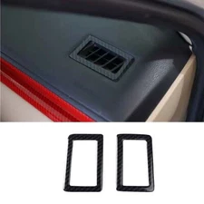 Cover Trim 2014-2018 Front Side Vent Overlay For Toyota Corolla ABS Carbon Fiber