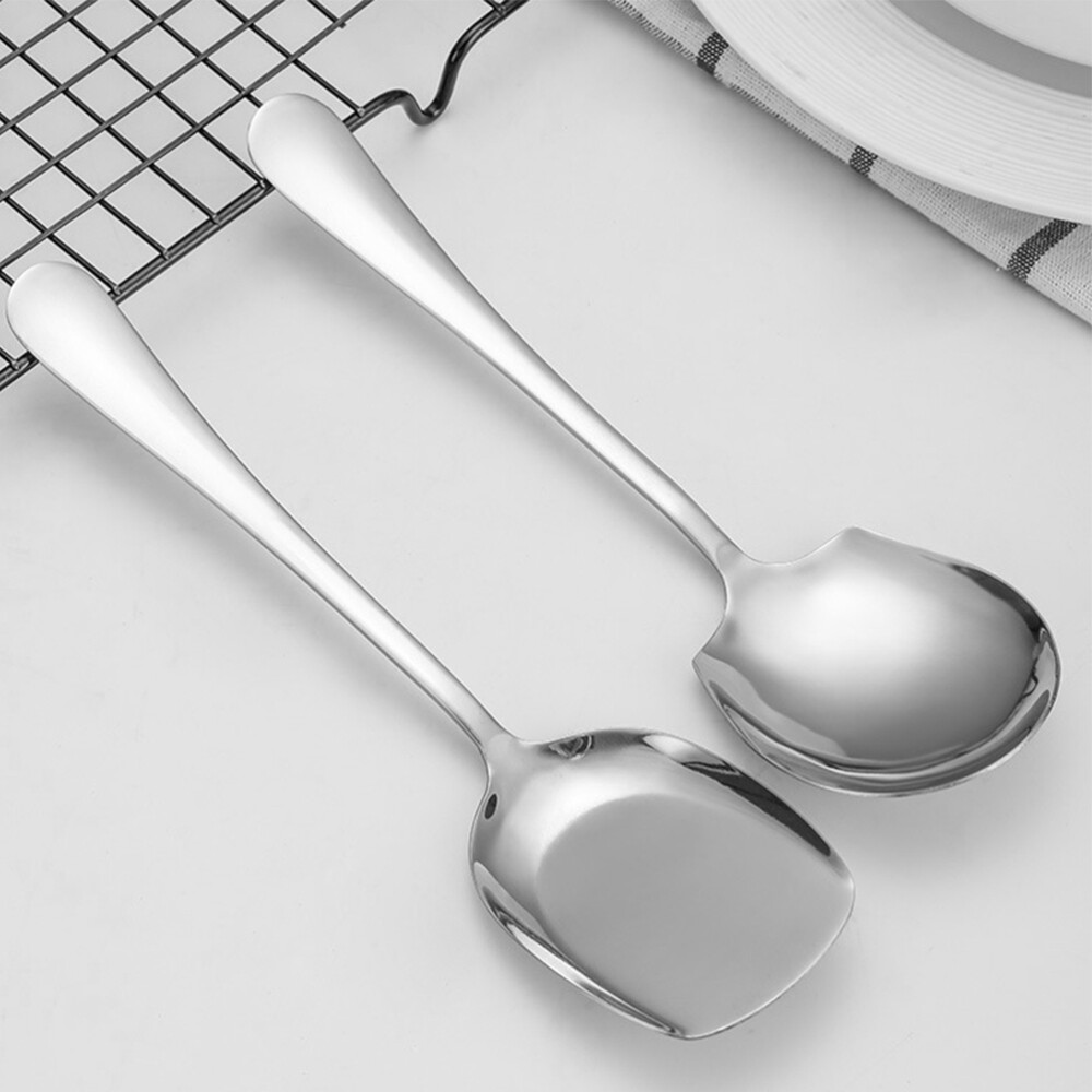 Golden Soup Cutlery Spoon Large Serving Spoons Porridge Scooping