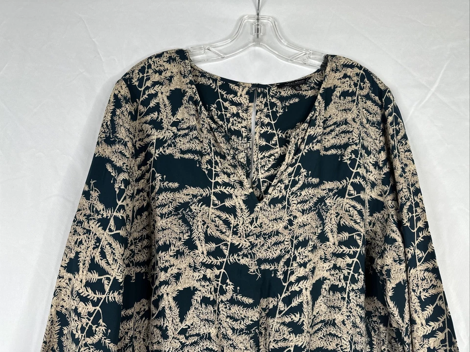 Mameluco de manga larga estampado Lucky Brand para mujer talla XL verde Foto 2 de 4