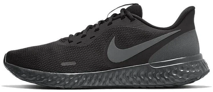 Nike Revolution 5 Mens Size 13 Triple Black Athletic Running Shoes Sneakers NIKE REVOLUTION 5 (GS) BLACK/BLACK-ANTHRACITE BQ5671-001 BIG  main image 4