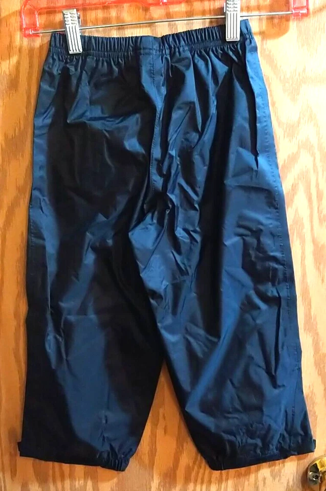 Pantalones de lluvia impermeables LL Bean Boys negros talla 4 nueva etiqueta TEK sistema impermeable nuevo Foto 3 de 4
