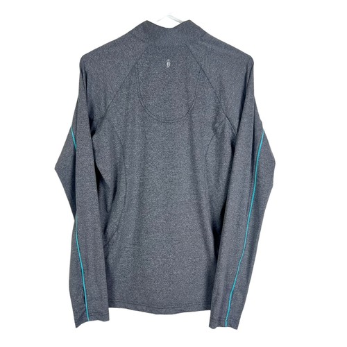 Sport Haley Women's Golf Shirt Long Sleeve Thumb Holes Size Medium Gray - Picture 6 of 11
