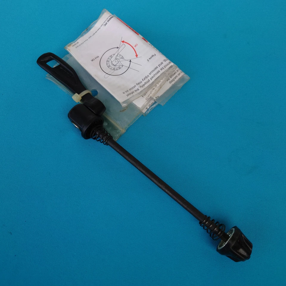 Shimano Alloy Bike Bicycle Front Quick Release Skewer M5 x 126 Black - Image 2 of 4