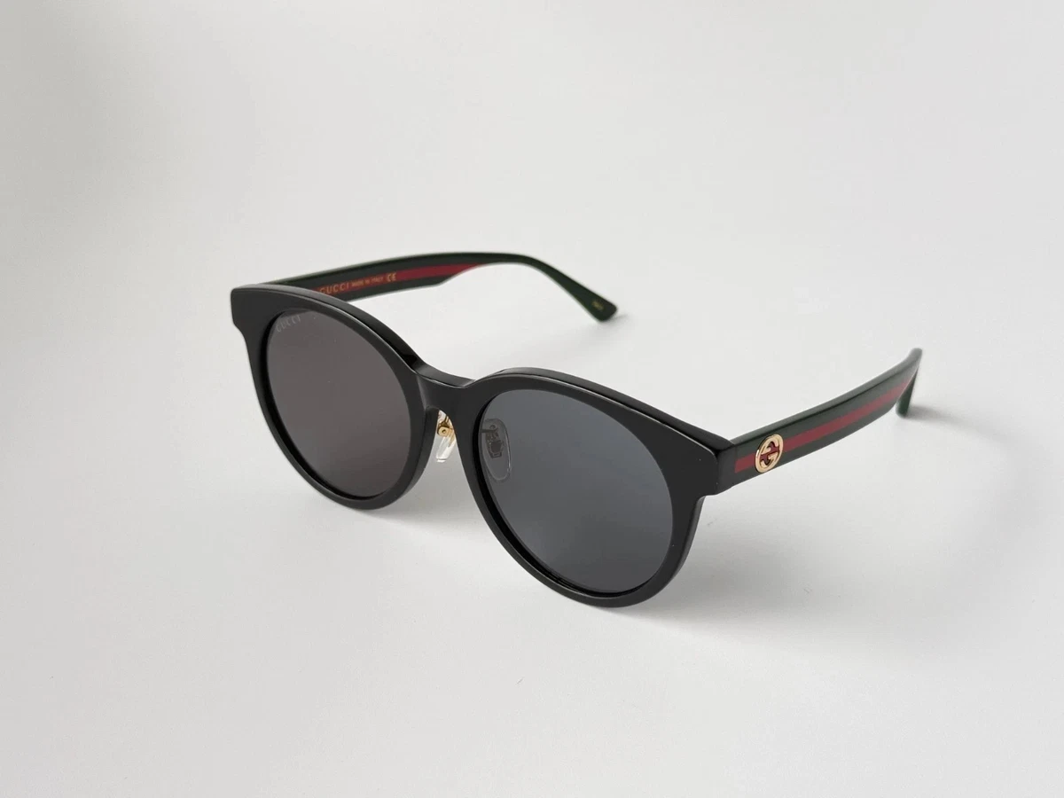 Gucci Acetate Glitter Round Sunglasses GG0084S 001 51/26 140 - Red/Green *READ* Gucci Green Round Sunglasses for Women for sale | eBay main image 3