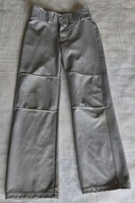 Boys Gray Under Armour Loose Baseball Pants size YSM