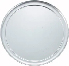 Winco 15" Aluminum Wide-Rim Pizza Pan
