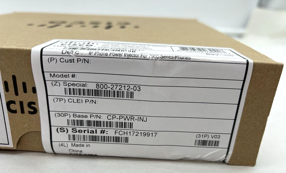 New Cisco Unified IP Phone Power Injector CP-PWR-INJ V03 - Image 3 of 4