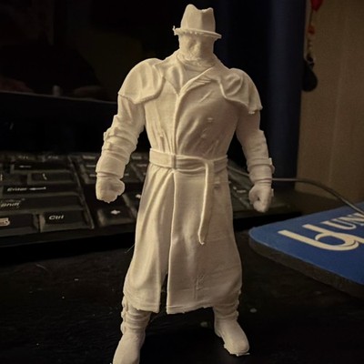 Resident evil Mr X 3d printed and unpainted figure