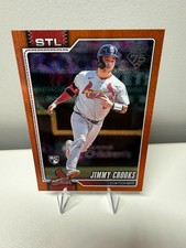 Jimmy Crooks 2026 Topps Baseball Series 1 Orange Sand Glitter RC /25 #73