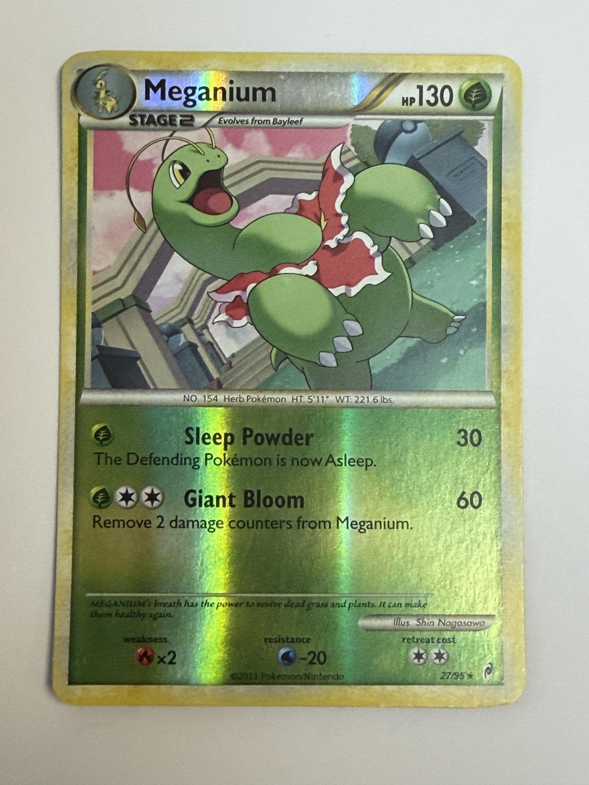 Pokémon TCG - Call of Legends - Meganium 27/95 Reverse Holo 