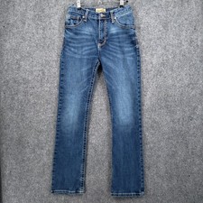 Wrangler 20X Jeans Boys 16 Youth Blue Vintage Boot Cut Slim Fit Stretch Denim
