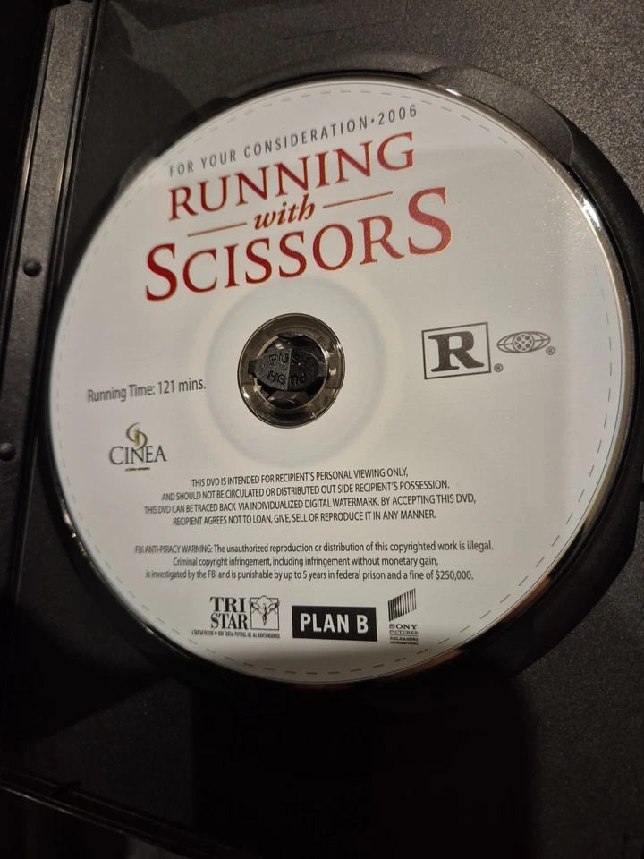 RUNNING WITH SCISSORS DVD OSCAR GLOBES FOR YOUR CONSIDERATION 2006 SCREENER FILM - Image 3 of 3