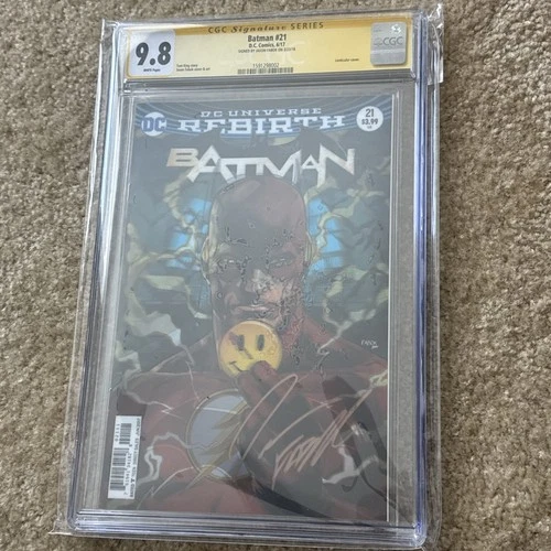 Batman #21 CGC SS 9.8 lenticular Cover/Signed JASON FABOK  DC Rebirth Tom King