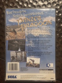 Panzer Dragoon (Sega Saturn 1995) Complete W/ BOOK,REG.CARD,FOAM