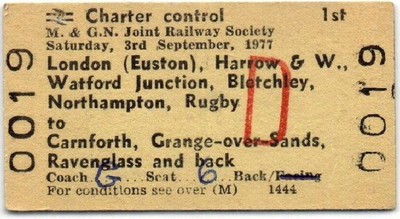 BRB (M) Eisenbahnticket London (E) nach Raenglass-Cumbrian Coast Explorer Rail Tour