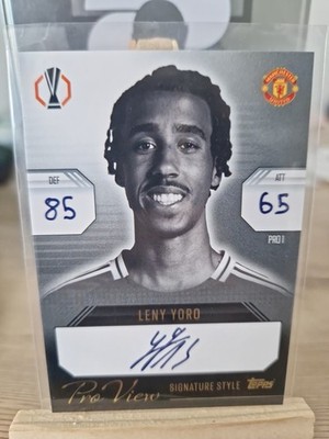 2024/25 Match Attax Extra Topps - Leny Yoro Signature Style Pro1