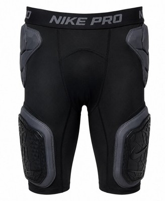 NIKE PRO Hyperstrong Padded Shorts Men s Small Football Black Protective Stretch