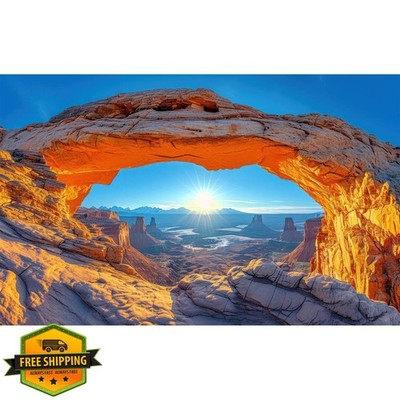 Desert Reptile Habitat Background Rock 30x18in Oasis Sky