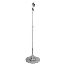 Wired Detachable Unidirectional Microphone with Telescoping Pivoting Stand