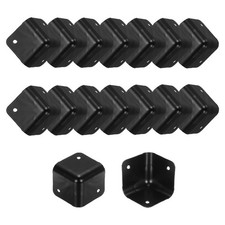 16 Pcs Speaker Cabinet Corners Protector 48x48x48mm Metal Guard Wrap Angle