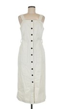 UNIVERSAL THREAD Sz L Sleeveless Cream Button-Down Dress great condition