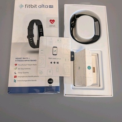 Ron【美品】fitbit alta HR Fitbit, Alta HR Activity Tracker, Small, Black with Heart Rate