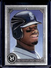 2021 Topps Museum Ken Griffey Jr. Canvas Reprints #CCR-48 Mariners