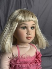 My Twinn Mid Blond Bob Doll Wig Wbangs 10