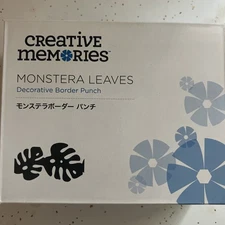 Creative Memories - Monstera leaves Decorative Border Punch - New Scrapbook