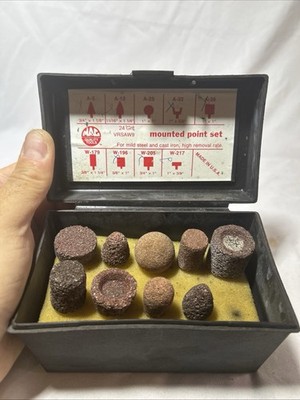 Mac Tools Mounted Point Set VRSAW9 24 Grit Case