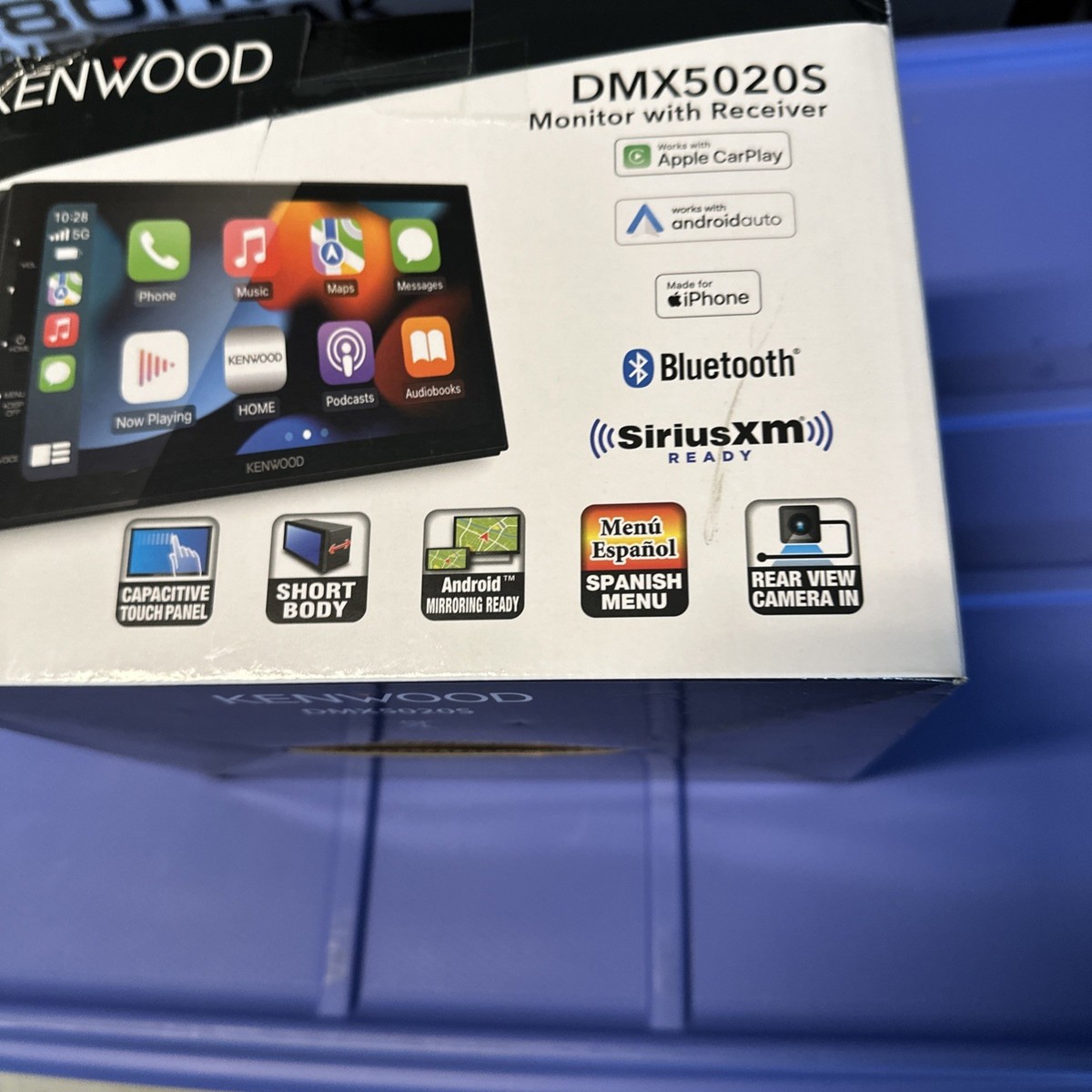 美品　KENWOOD DDX5020S 2022年製 CarPlay KENWOOD DVD/CD/USB/Bluetooth receiver DDX5020S Apple CarPlay