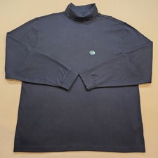 L.L. Bean Turtleneck Black Long Sleeve Shirt Mens XL Regular Traditional Fit NWT