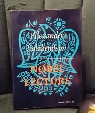 Alexander Solzhenitsyn Nobel Lecture Bilingual Edition 1972