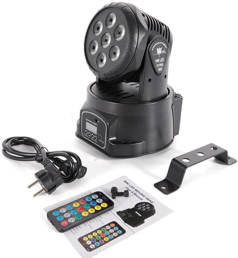 Mini Luce Di Scena RGBW LED 4 in 1 Rotante per DJ e Feste Discoteca