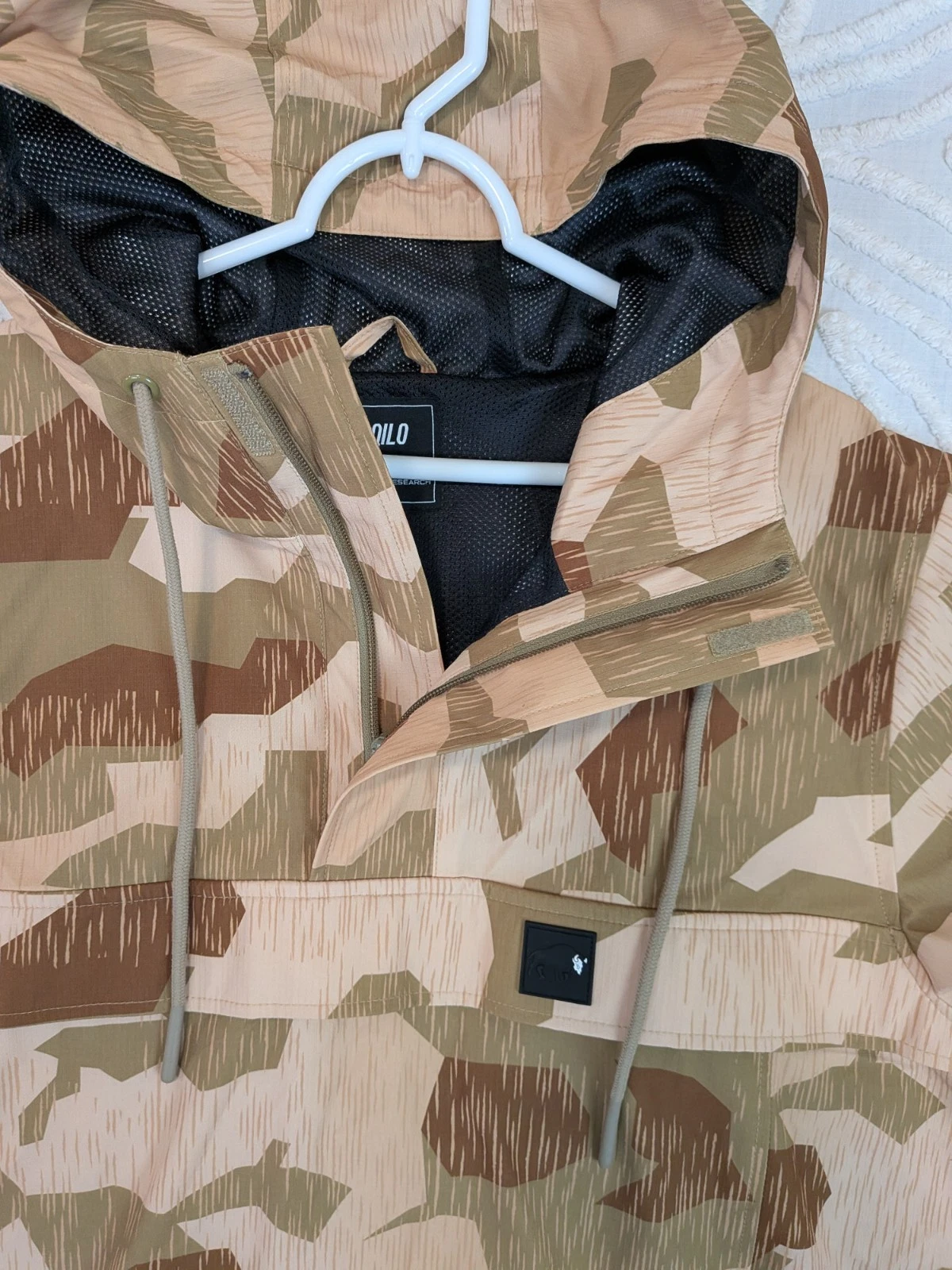 QILO x Onward Research Nordwind WR Anorak Aridtarn Camo Mens Size XL Tactical - product detail image 8