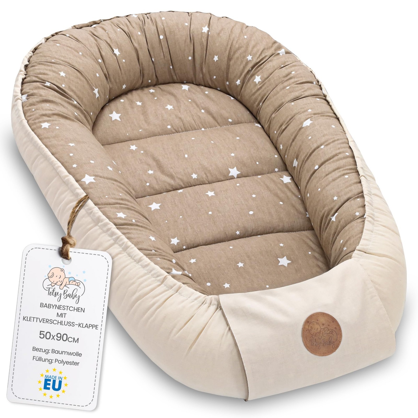 Riduttore lettino neonato - 90x50 cm baby nest trasportabile per neonati (n4U)