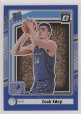 2024 Panini Donruss Optic Rated Rookies Preview Blue Prizm 46/49 Zach Edey 1e6a