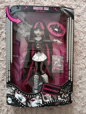 Monster High Reel Drama Draculaura black&white Puppe 2022 OVP Mattel