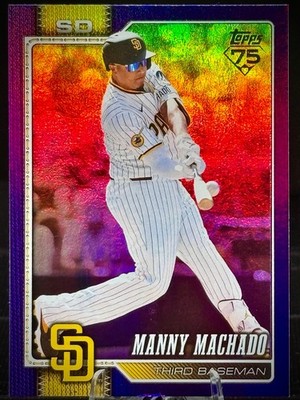 2026 Topps Series 2 - Manny Machado #614 - True Purple Foil /399