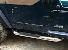 3 Nerf Bars For 1987-2006 Jeep Wrangler 2-door