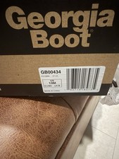 Georgia Boot Men s Brown Leather Chelsea Pull...